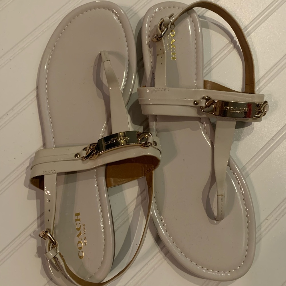 Women’s Coach Leather Sandals